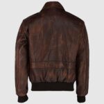 Aviator Brown WWII Flying Jacket Bomber Leather Jacket - Image 2