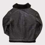 B-3 Black Hooded Bomber Jacket - Image 2