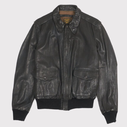 Black A2 Leather Jacket