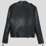 Black Biker Leather Motorbike Jacket for Men - Motorcycle Riding Leather Jacket - Image 2