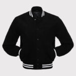 Black Fleece Varsity Jacket - Image 3