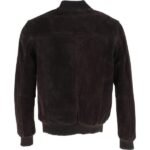 BlackShadow Suede Bomber Jacket Men's - Image 2
