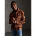Brown Suede Leather Shirt Jacket - Image 2