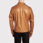 Buttery Soft Brown Leather Jacket for Men - Image 2