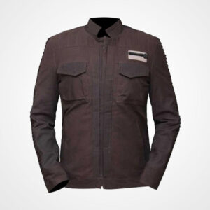 Cassian Andor Brown Suede Leather Jacket