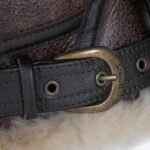 Classic B-3 Sheepskin Leather Bomber Jacket - Image 5