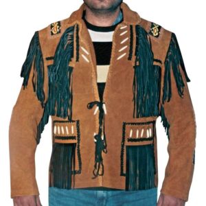 Cowboy Western Fringed Leather Jacket