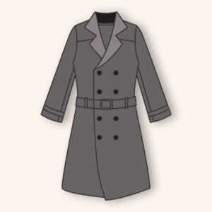 Custom Leather Trench Coat