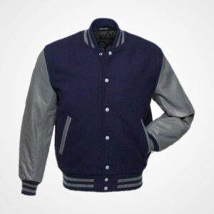 Dark Blue Varsity Jacket