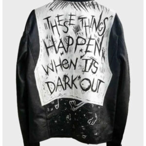 These Things Happen When It?s Dark Out Leather Jacket