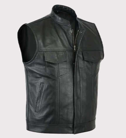 Personalized Biker Leather Waistcoat - Your Style, Your Way