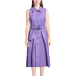Chic Button Down Leather Dress - Fall 2023 Edition