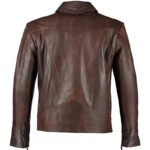 Fashion Logan Wolverine Vintage Brown Leather Jacket - Image 2