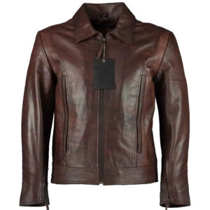 Fashion Logan Wolverine Vintage Brown Leather Jacket