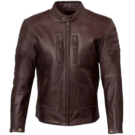 Fashion Merlin Draycott Leather Jacket