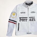 Ferrari White Racing Leather Jacket – Real Cowhide Champion Edition - Image 3