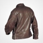 G8 Navy Leather Flight Jacket - Image 2