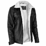 Leather Sherpa Jacket - Image 2