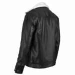 Leather Sherpa Jacket - Image 5