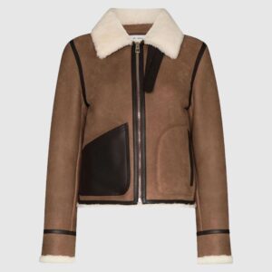 LOEWE Shearling Aviator Jacket for Women