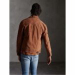 Brown Suede Leather Shirt Jacket - Image 5