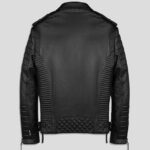 Men Vintage Biker Leather Motorcycle Jacket - Image 2