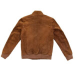 Men's A-1 Flight Suede Leather Bomber Jacket - Image 2