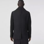 Men's Black Fleece Peacoat - Image 2
