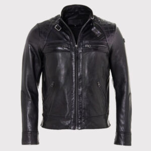 Classic Black Leather Jacket for Men