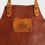 Men's Brown Leather Apron - Stylish & Functional - Image 3