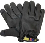 Men's Deerskin Aramid-Lined Touchscreen Gloves - Short Wrist - Image 2