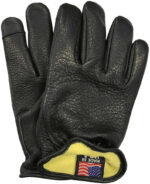 Men's Deerskin Aramid-Lined Touchscreen Gloves - Short Wrist - Image 3