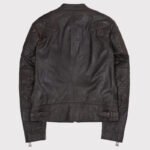 Men's Distressed Brown Outlaw Leather Jacket - Image 3