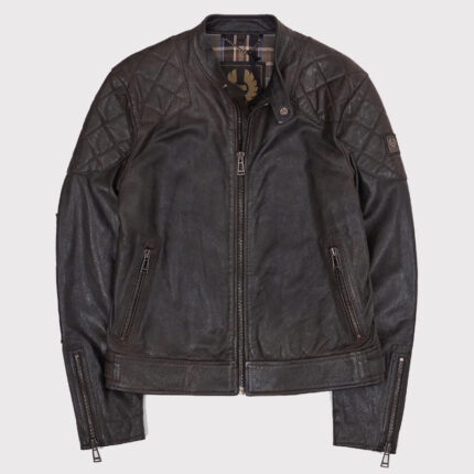 Men's Distressed Brown Outlaw Leather Jacket