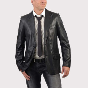 Premium Lambskin Leather Blazer for Men