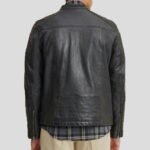 Men's Genuine Moto Biker Leather Motorcycle Riding Jacket - Image 2