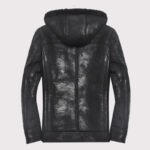 Men's Hooded Sheepskin Winter Fur Coat - Image 2