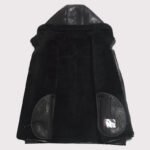Men's Hooded Sheepskin Winter Fur Coat - Image 3