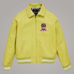 Men's Icon Avirex Leather Bomber Jacket