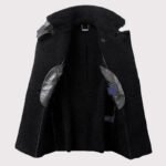 Men's Long Black Sheepskin Fur Coat - Image 3