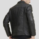 Moto Biker Leather Jacket For Men - Image 2