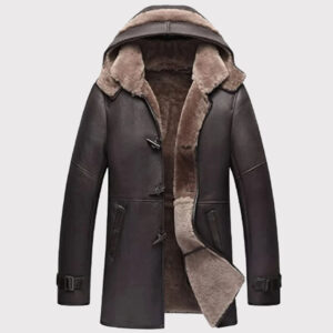 Men's RAF Aviator B3 Shearling Fur Leather Jacket