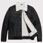 Men's RAF B3 Aviator Shearling Sheepskin Trucker Jacket - Image 2