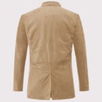 Men's Real Suede Leather Blazer Coat - Image 3