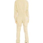 Men's Round Neckline Leather Jumpsuit - Sleek and Modern - Image 2