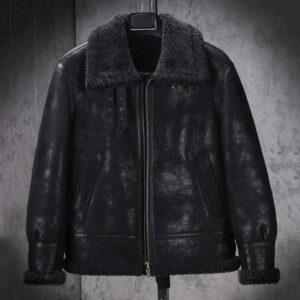 Premium Men's Shearling B3 Bomber Jacket