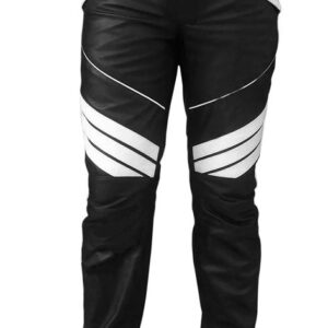 Men's Slim Fit Lambskin Leather Biker Pants