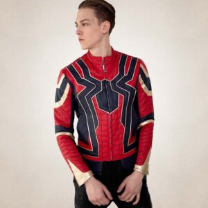 Men?s Spider-Man Movie Leather Jacket