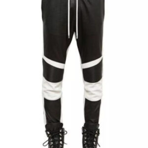 Men's Stylish Slim Fit Lambskin Leather Biker Pants