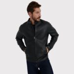 Men's Trendy Black Jacket - Stylish Outerwear - Image 3
